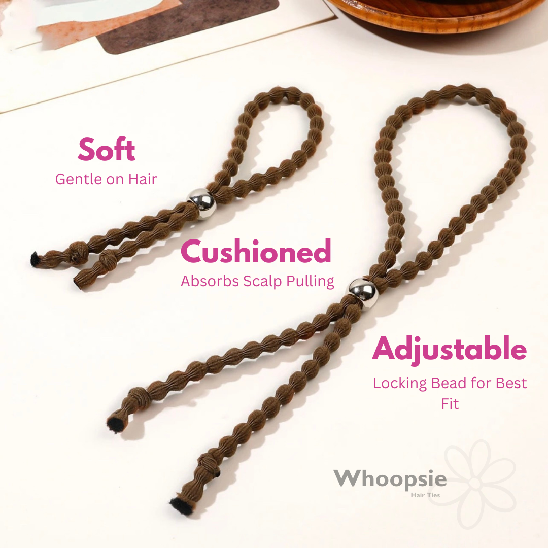 Adjustable Cushioned Hair Tie & Headband Duo | Keeping It Coco